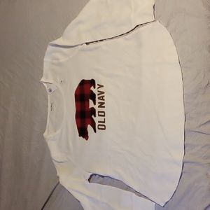 Old navy waffle sleep shirt